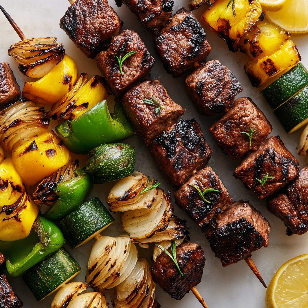 Barbecue Skewers – 3 Ways Recipe - Recipe Image