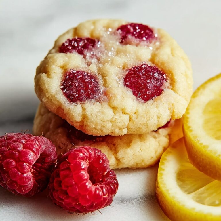 Vegan Lemon Raspberry Cookies Recipe