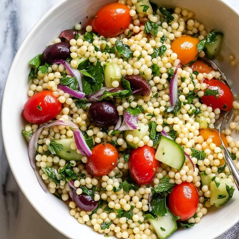 Mediterranean Israeli Couscous Salad Recipe