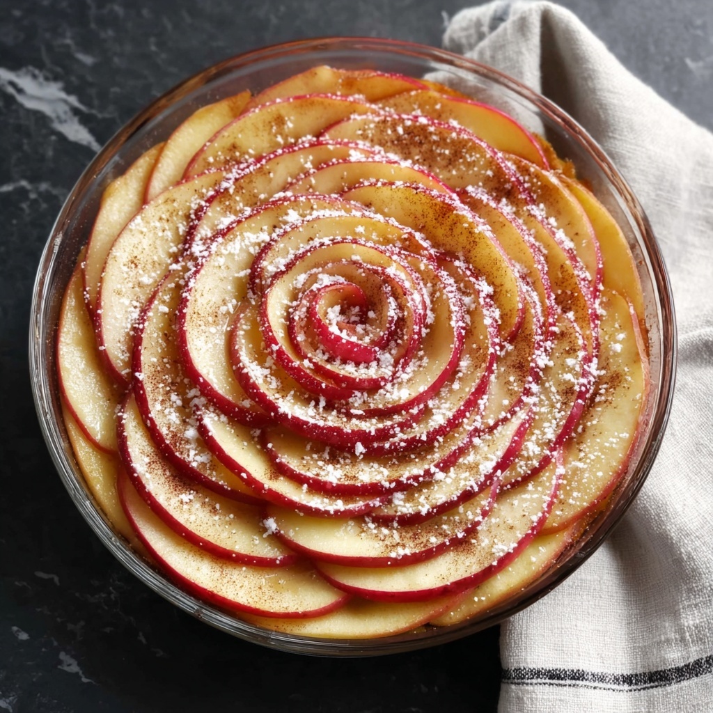 Cinnamon Roll Apple Rose Tart Recipe - Recipe Image