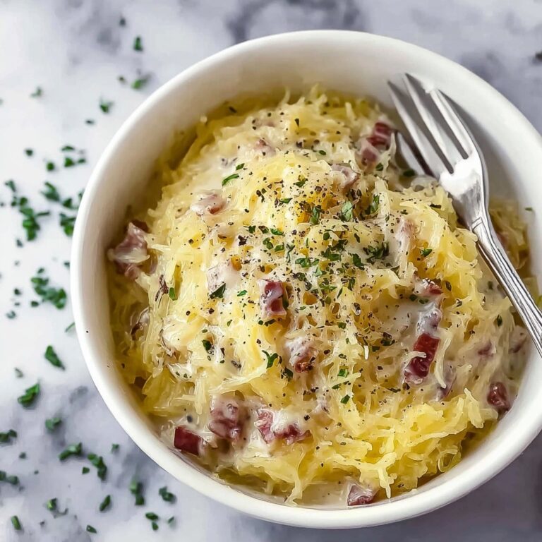 Spaghetti Squash Carbonara Recipe