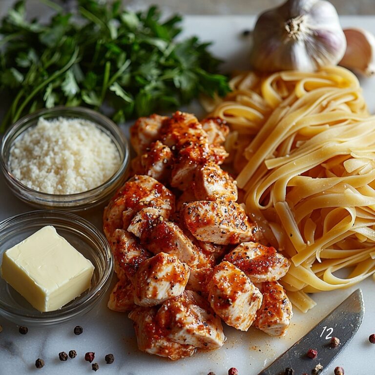 Indulgent Savory Cajun Chicken and Creamy Garlic Parmesan Linguine Recipe