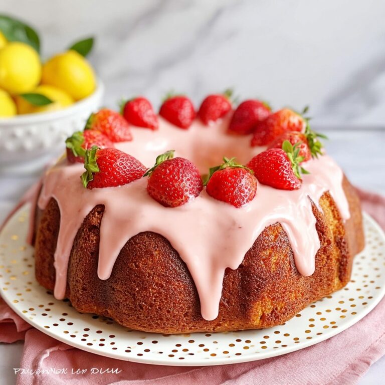 Strawberry Bundt Cake Recipe