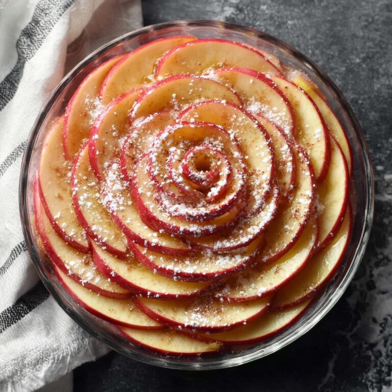 Cinnamon Roll Apple Rose Tart Recipe