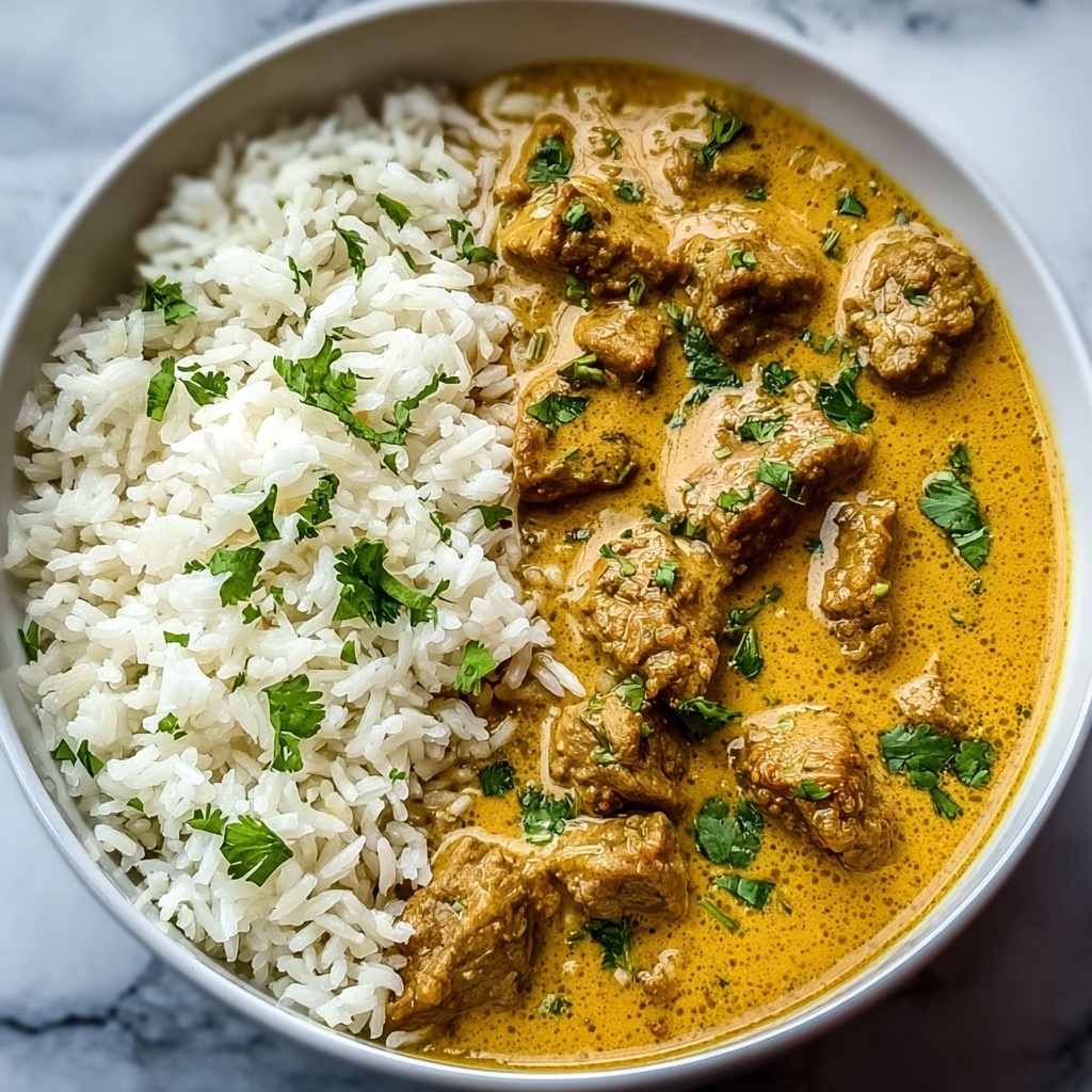 Easy Homemade Chicken Korma with Flatbread or Rice Recipe - Recipe Image