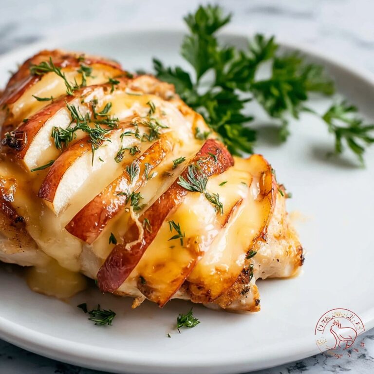 Maple Glazed Apple and Brie Stuffed Chicken Recipe