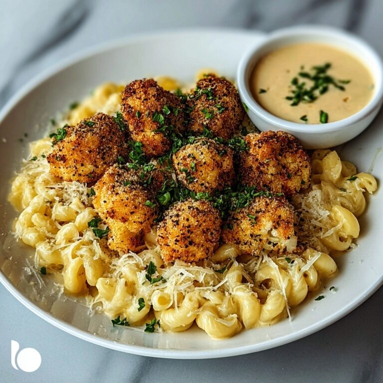 Indulgent Crispy Parmesan Chicken Bites with Smoked Cajun Alfredo Recipe
