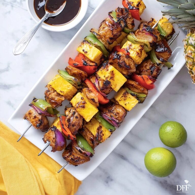 Hawaiian Chicken Kabobs Recipe