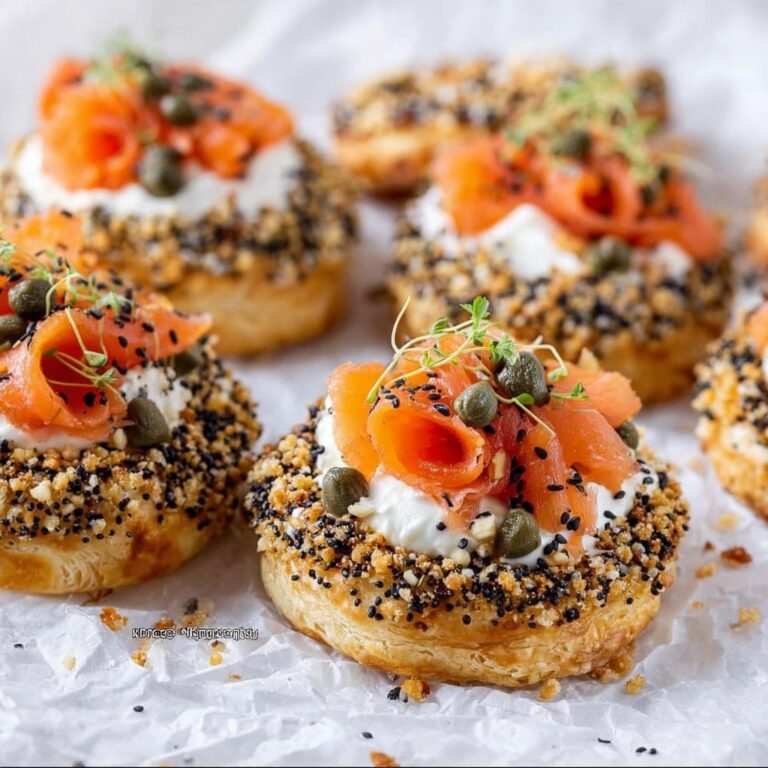 Everything Bagel Salmon Cream Puffs Recipe