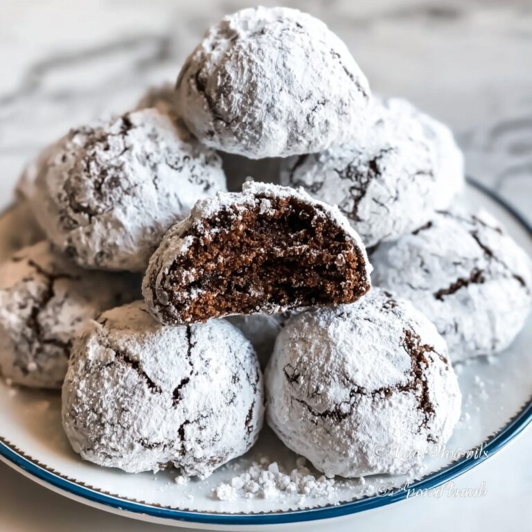 Classic Chocolate Snowball Cookies Recipe
