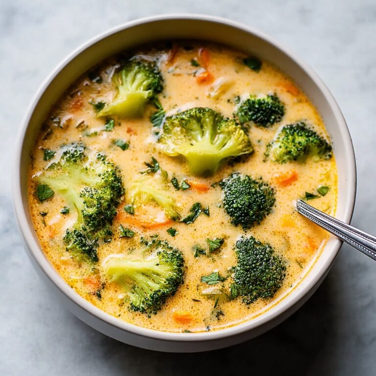 30 Minute Broccoli Cheddar Soup Recipe