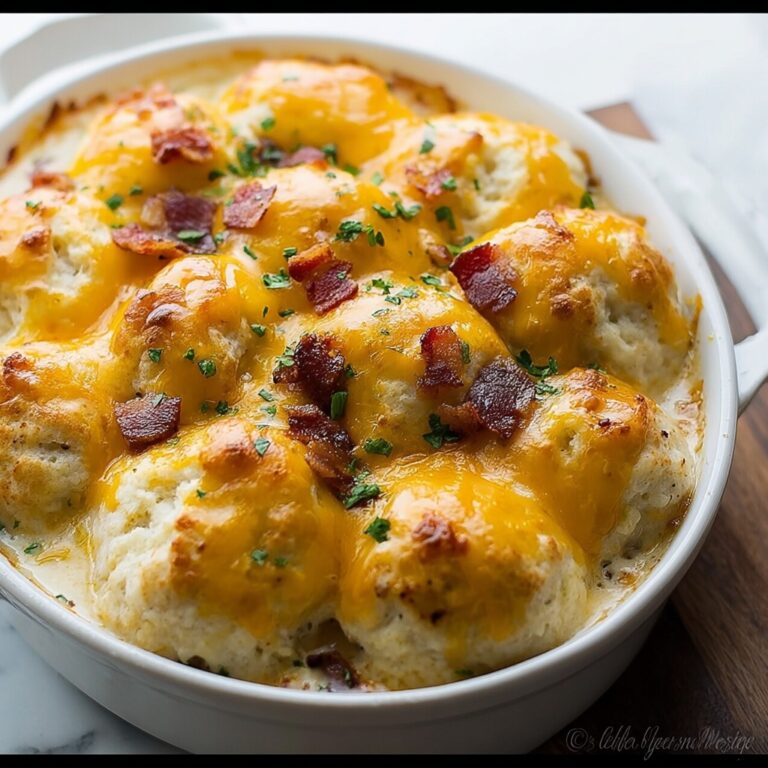 Chicken Bubble Biscuit Bake Casserole Recipe